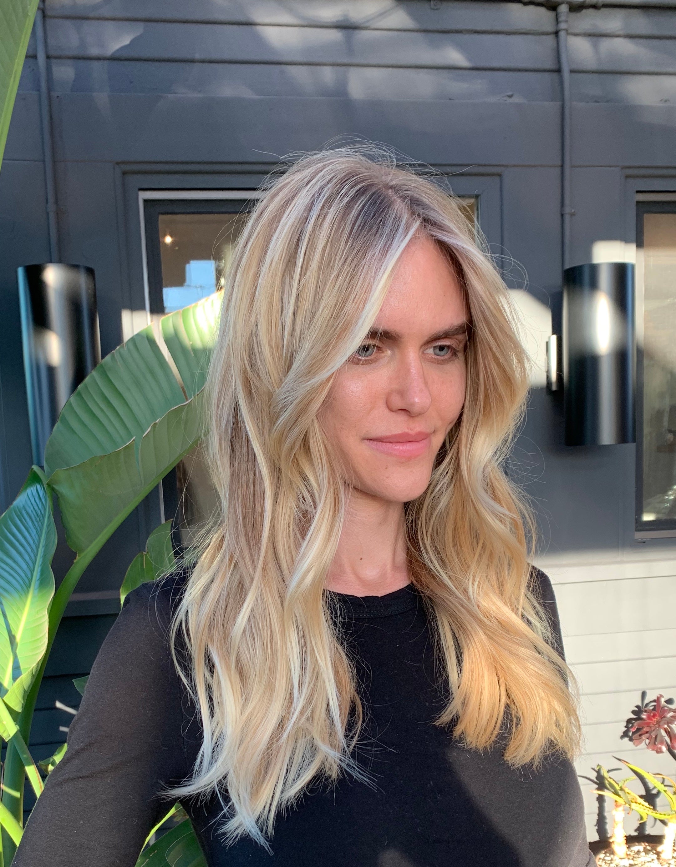 Behind Kadi's Chair: Lauren Scruggs Soft, Blonde Hair Color