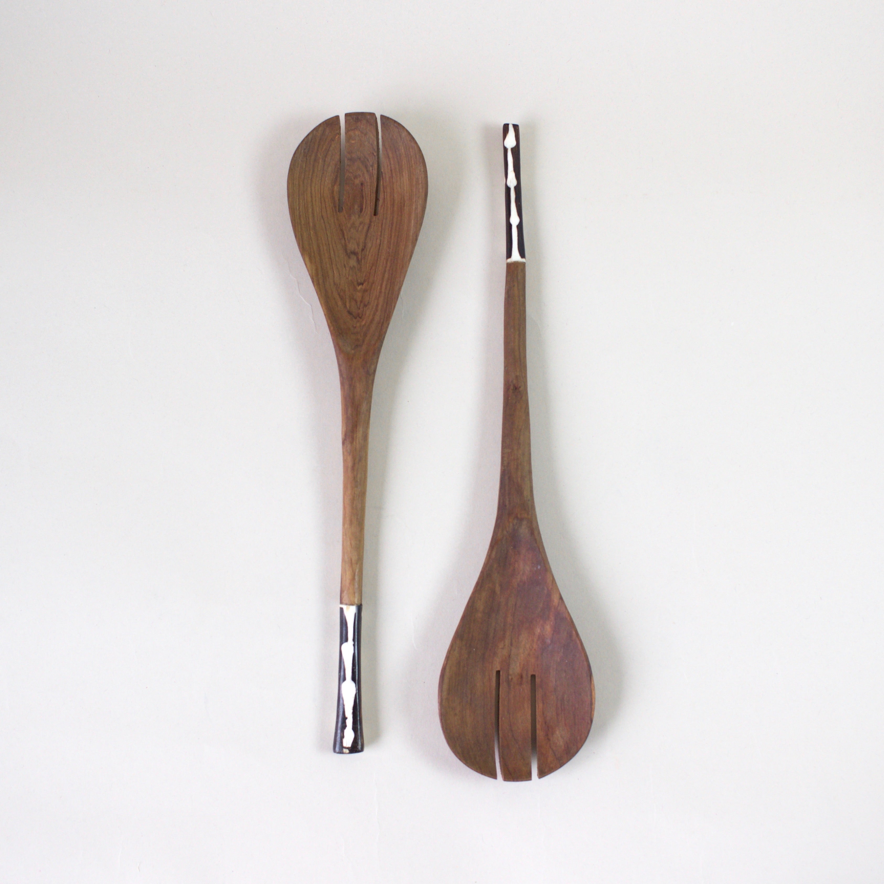 Highbrow Hippie Olive Wood Salad Tongs (2pc set)