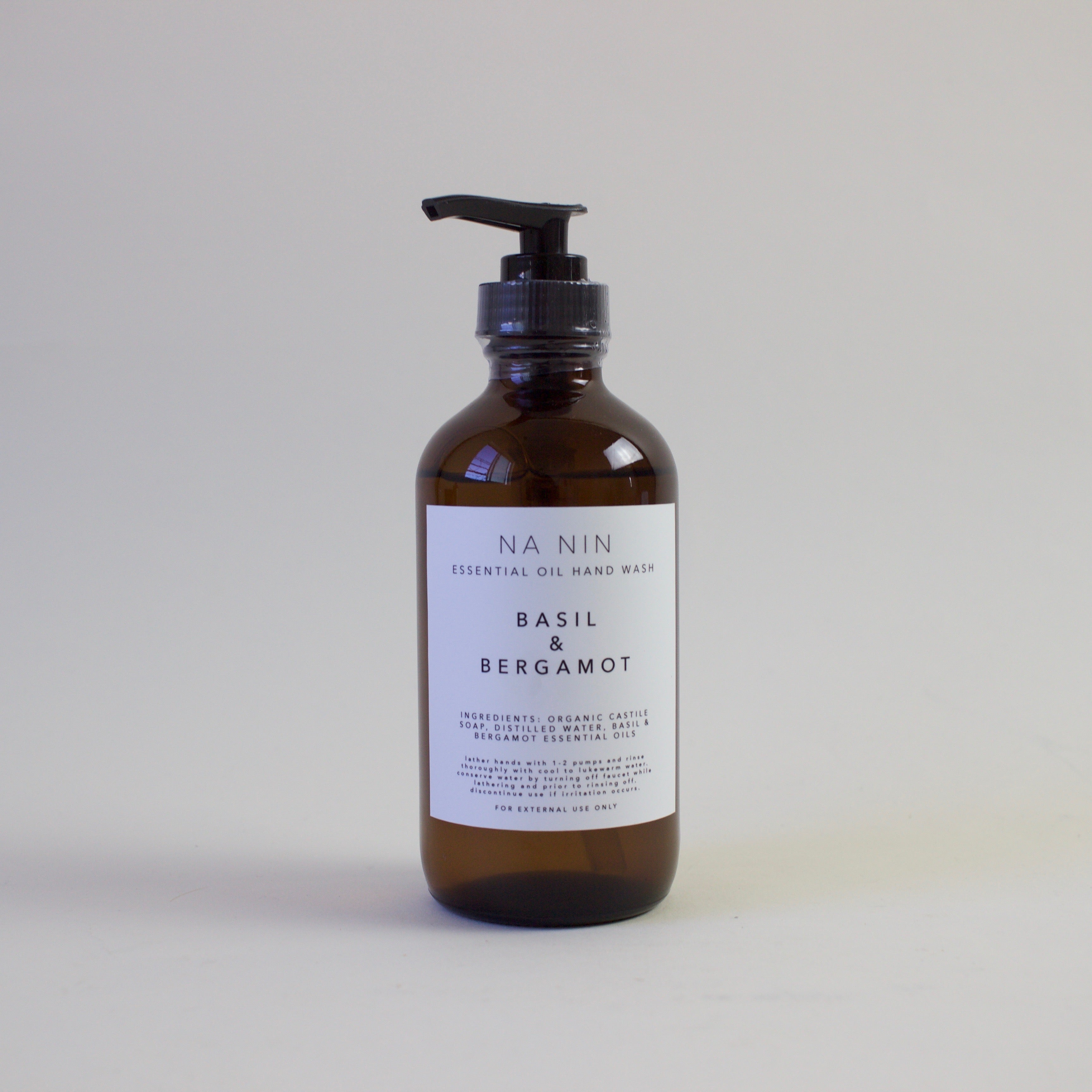 Na Nin Basil + Bergamot Essential Oil Hand Wash