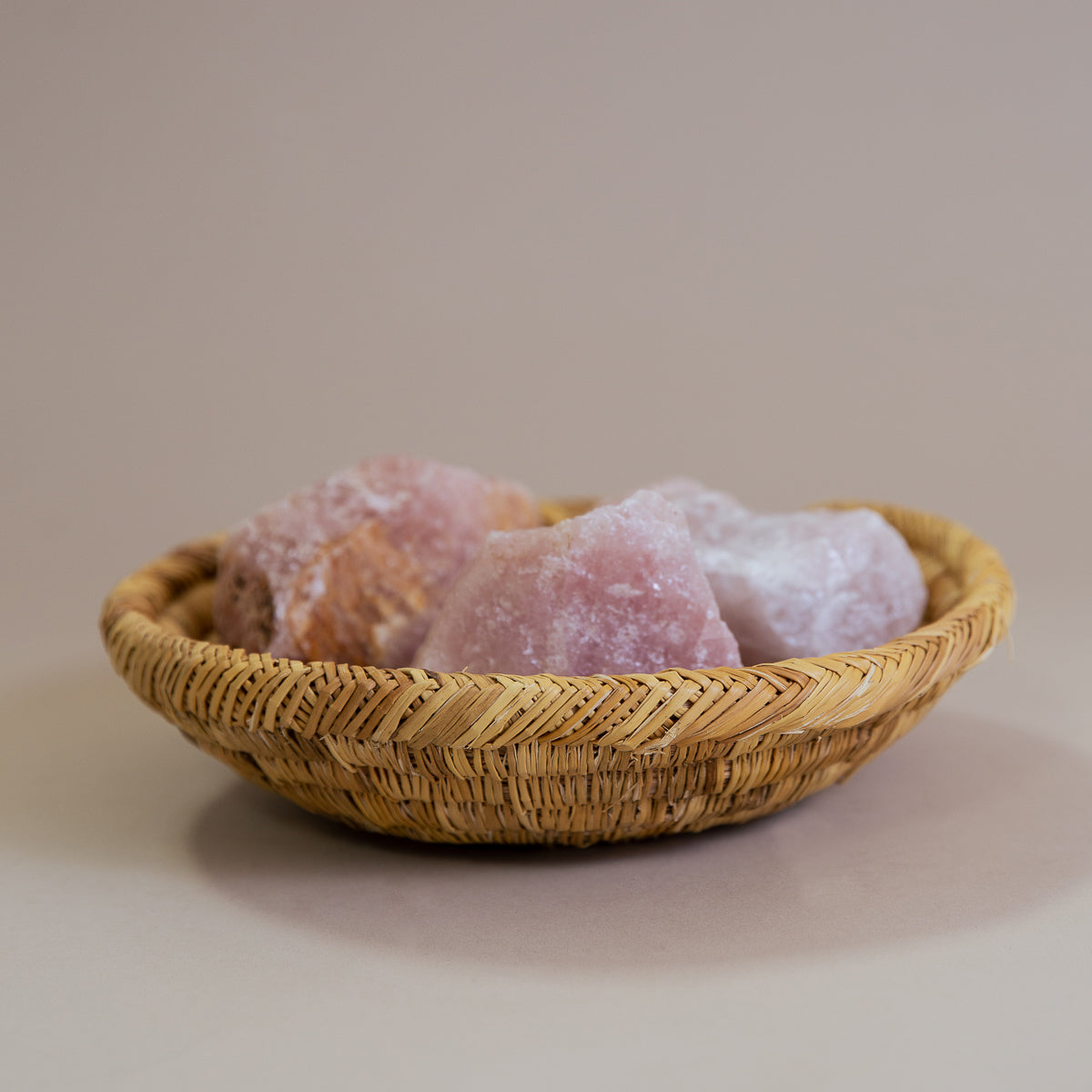 Highbrow Hippie Raw Rose Quartz Crystal