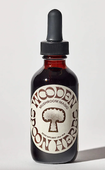 Wooden Spoon Herbs Magic Mushroom